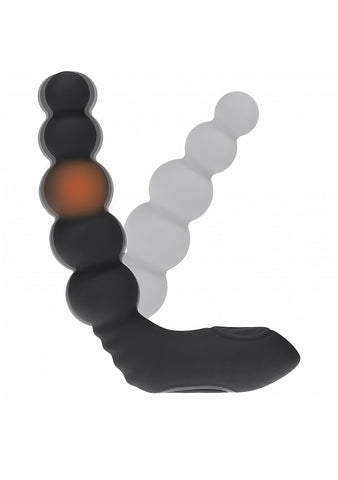 Shots LEVELZ Rechargeable Heating Beaded Prostate Massager - Prostate Toys