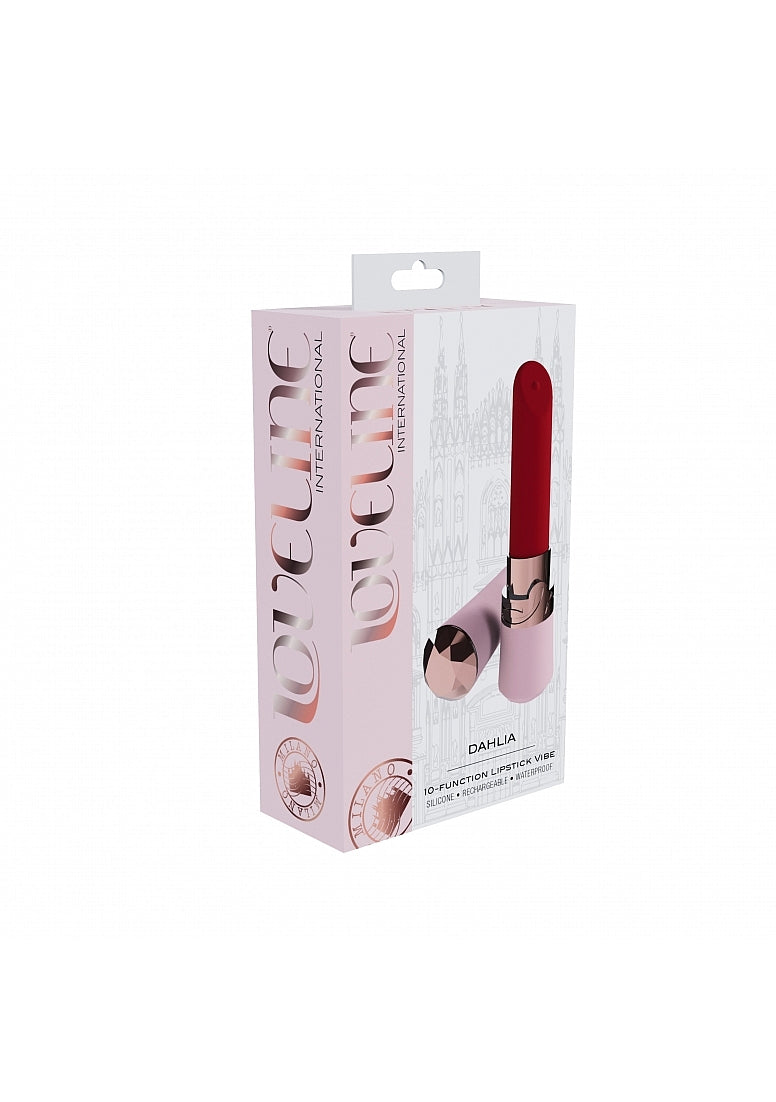 Shots Loveline Dahlia 10 Function Lipstick Vibrator - Personal Massagers