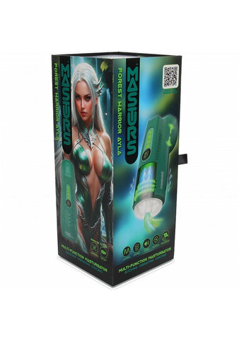 Shots Masturs Ayla Forest Warrior Vibrating Mens Stroker - Masturbators and Strokers