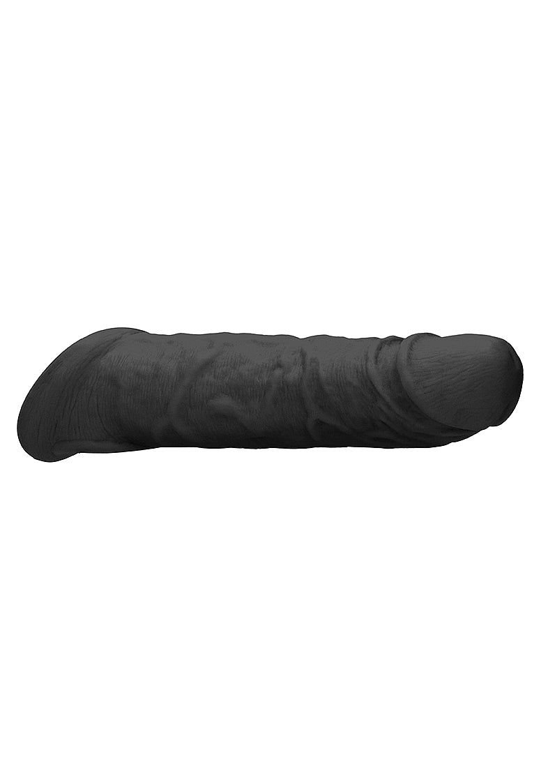 Shots REALROCK 8 Inch Realistic Penis Extender with Rings - Penis Sleeves and Extenders