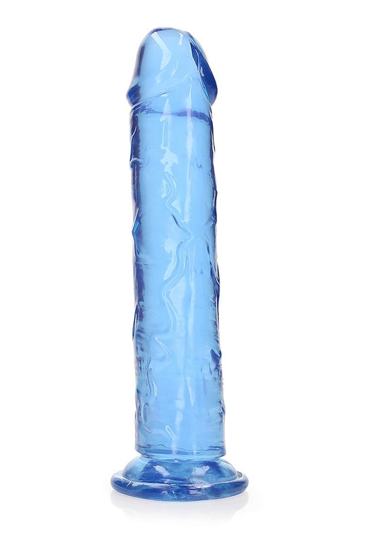 Shots Toys Crystal Clear 9 Inch Straight No Balls Dildo - Realistic Dildos