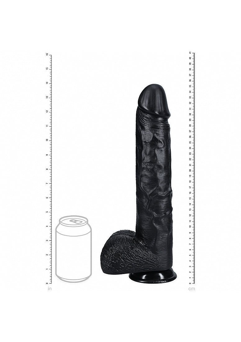 Realrock Extra Large Straight D/ildo with Balls 35.5cm Realistic Dildos