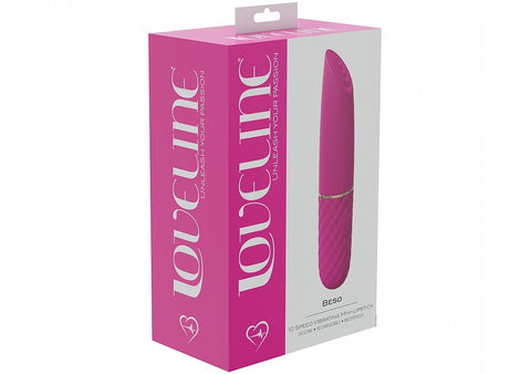 Shots LoveLine Beso 10 Speed Mini Lipstick Vibrator - Mini & Slim Vibrators
