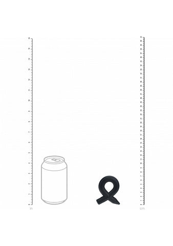 Shots LEVELZ Pencil Liquid Silicone Stretchy Cock Ring - Stretchy Cock Rings