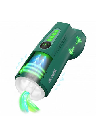Shots Masturs Ayla Forest Warrior Vibrating Mens Stroker - Masturbators and Strokers