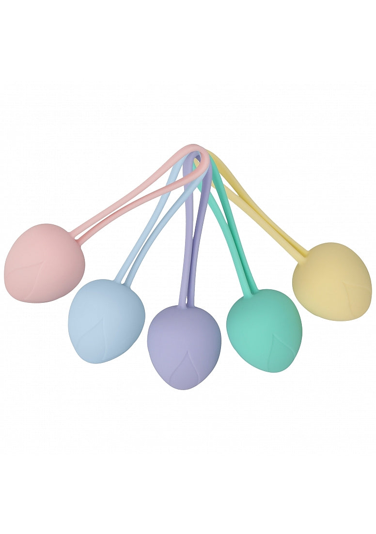 Shots Toys LOVELINE PelviFit Coloured Kegel Kit Love Eggs and Kegel Exercisers