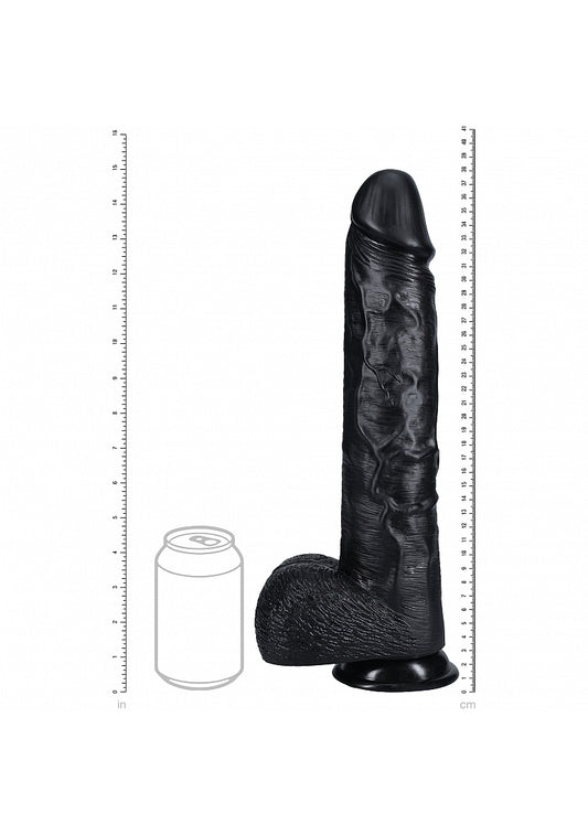 Realrock Extra Large Realistic d/ong with Balls 38cm Realistic Dildos
