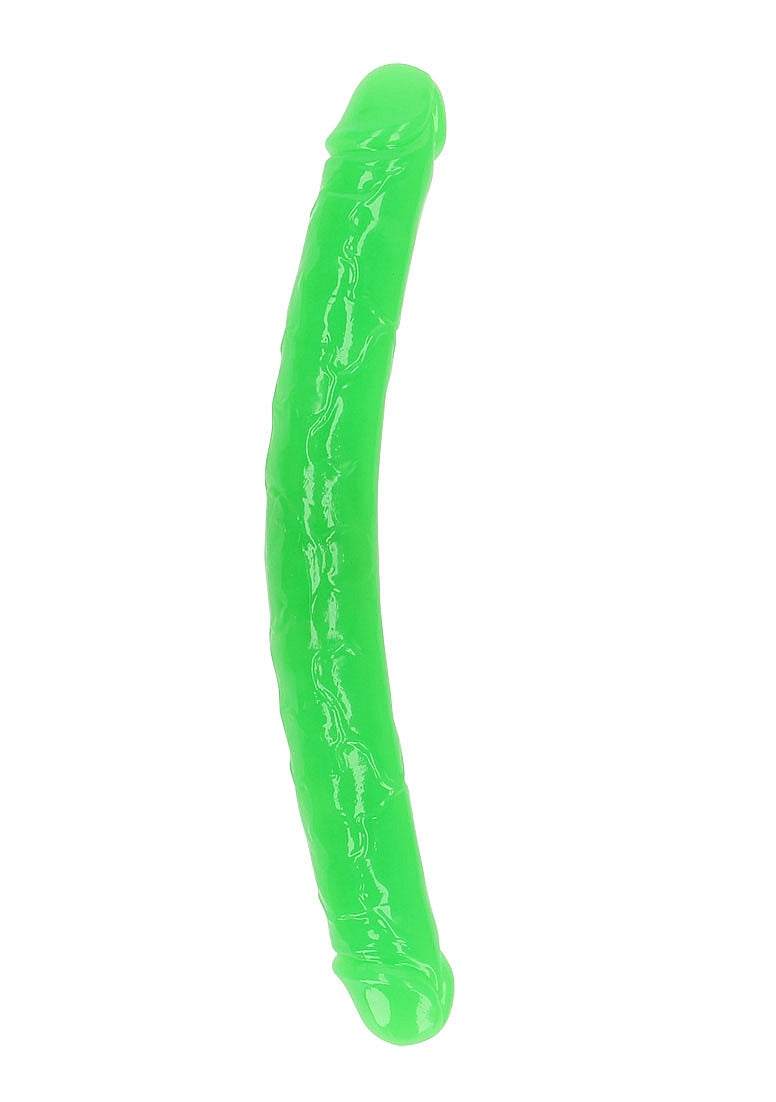 Shots Toys 15 Inch Glow in the Dark Neon Double Dong - Double Ender