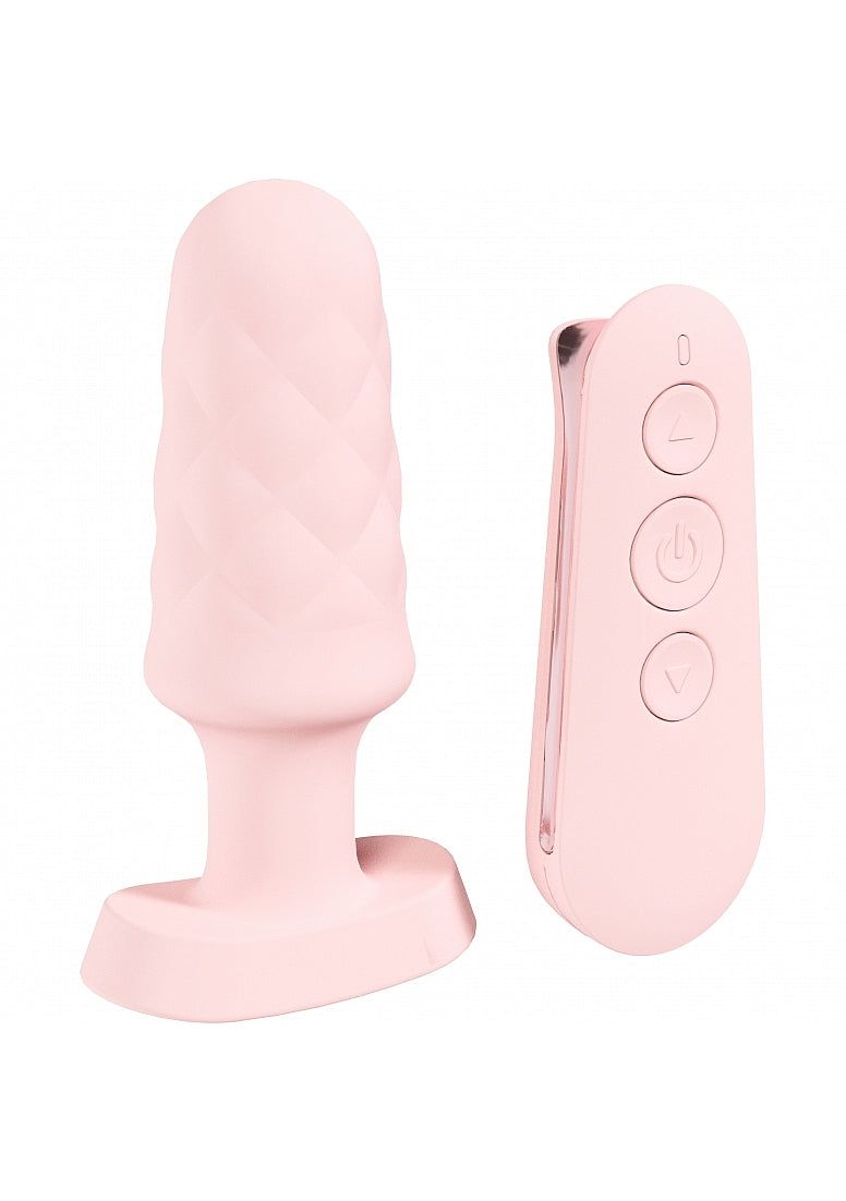 Shots Loveline Velvet Remote Control Vibrating Butt Plug - Butt Plugs
