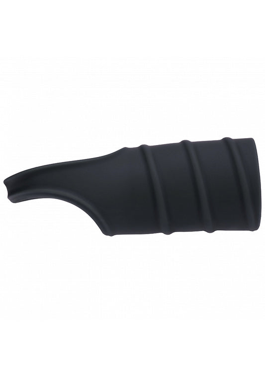 Shots LEVELZ Silicone Cock Ring and Ribbed Sleeve Stretchy Cock Rings