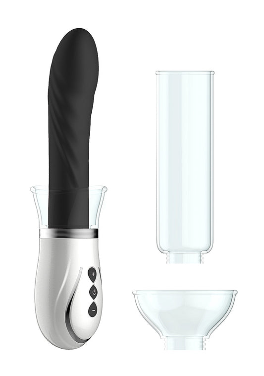 Shots Pumped Twister 4 in 1 Rechargeable Couples Pump Kit - Sex Toys For Couples
