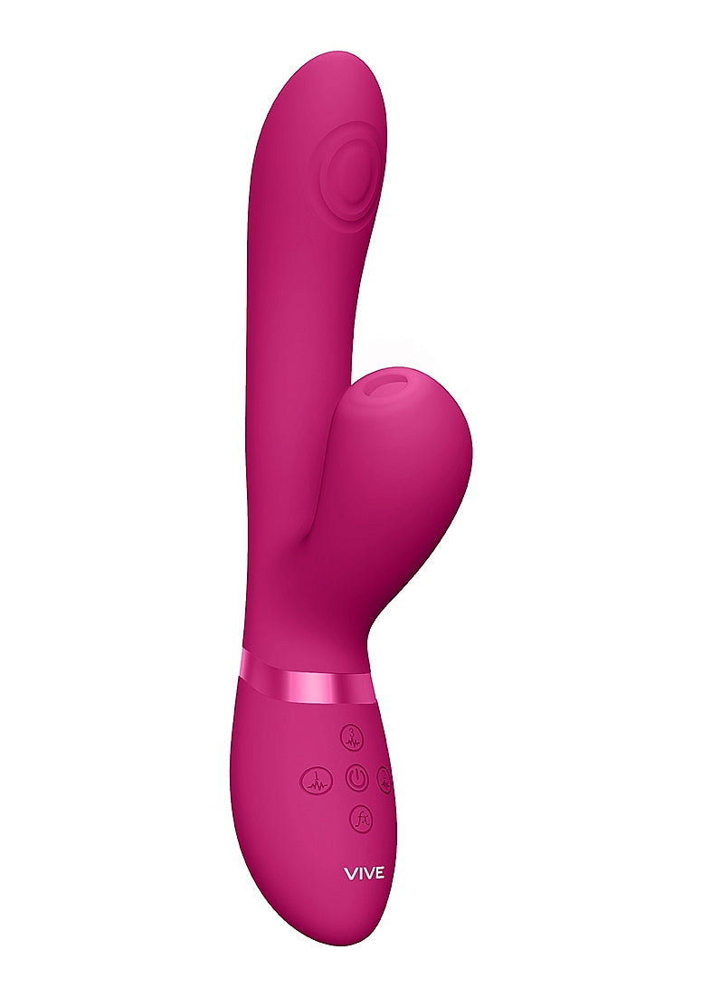 Shots Hide Pulse & Airwave Technology Rabbit Vibrator - Rabbit Vibrators
