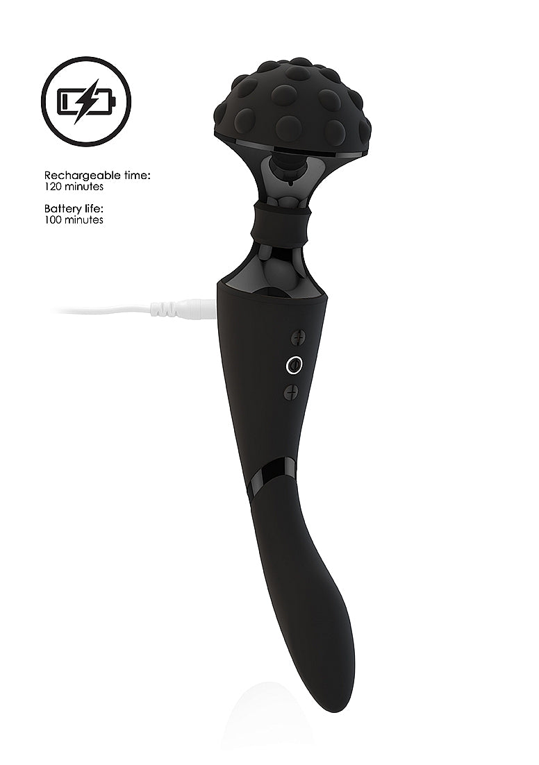Shots Toys Shiatsu Bendable Body Wand Massager - Body Wands