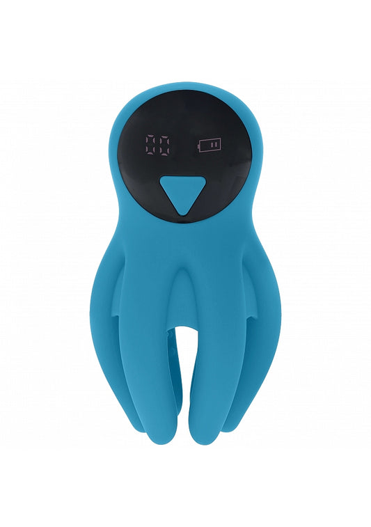 Shots LEVELZ Digital Vibrating Silicone Penis Head Stimulator Masturbators and Strokers