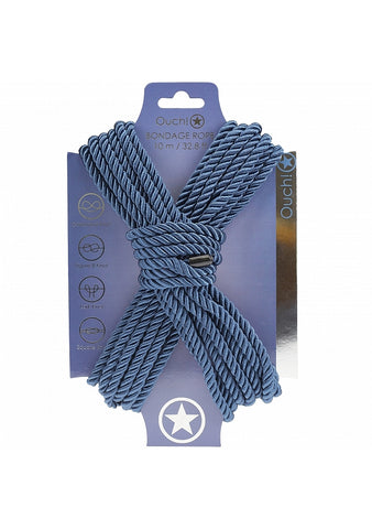 OUCH! Silky Smooth Nylon Bondage Rope 10m - Cuffs And Restraints
