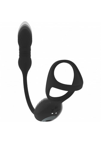 LEVELZ Vibrating TriO Cock Ring with P-Spot Stimulator - Vibrating Cock Rings