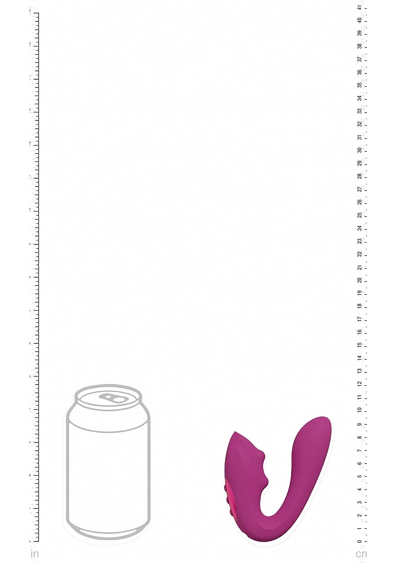 Shots Vive Yuki Dual G-Spot Silicone Vibrator with Beads - G-Spot Vibrators