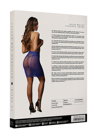 Shots Toys High Waist Sexy Fishnet Skirt One Size - Fishnet and Thigh Highs