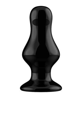 Shots Missy Glass Vibrator With Suction Cup and Remote - Glass Sex Toys