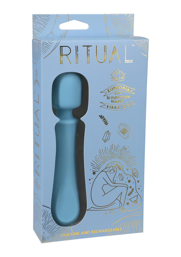 Doc Johnson RITUAL Euphoria Rechargeable Body Wand Vibrator Body Wands