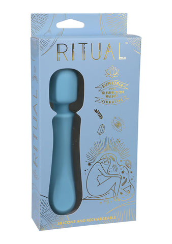 Doc Johnson RITUAL Euphoria Rechargeable Body Wand Vibrator - Body Wands