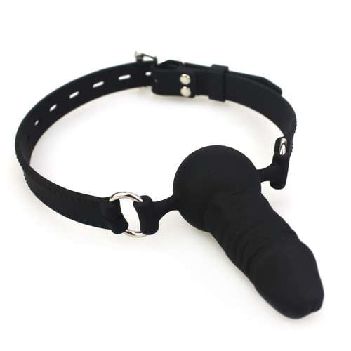 Silicone Strap Fantasy Gag Bondage Gags and Bits