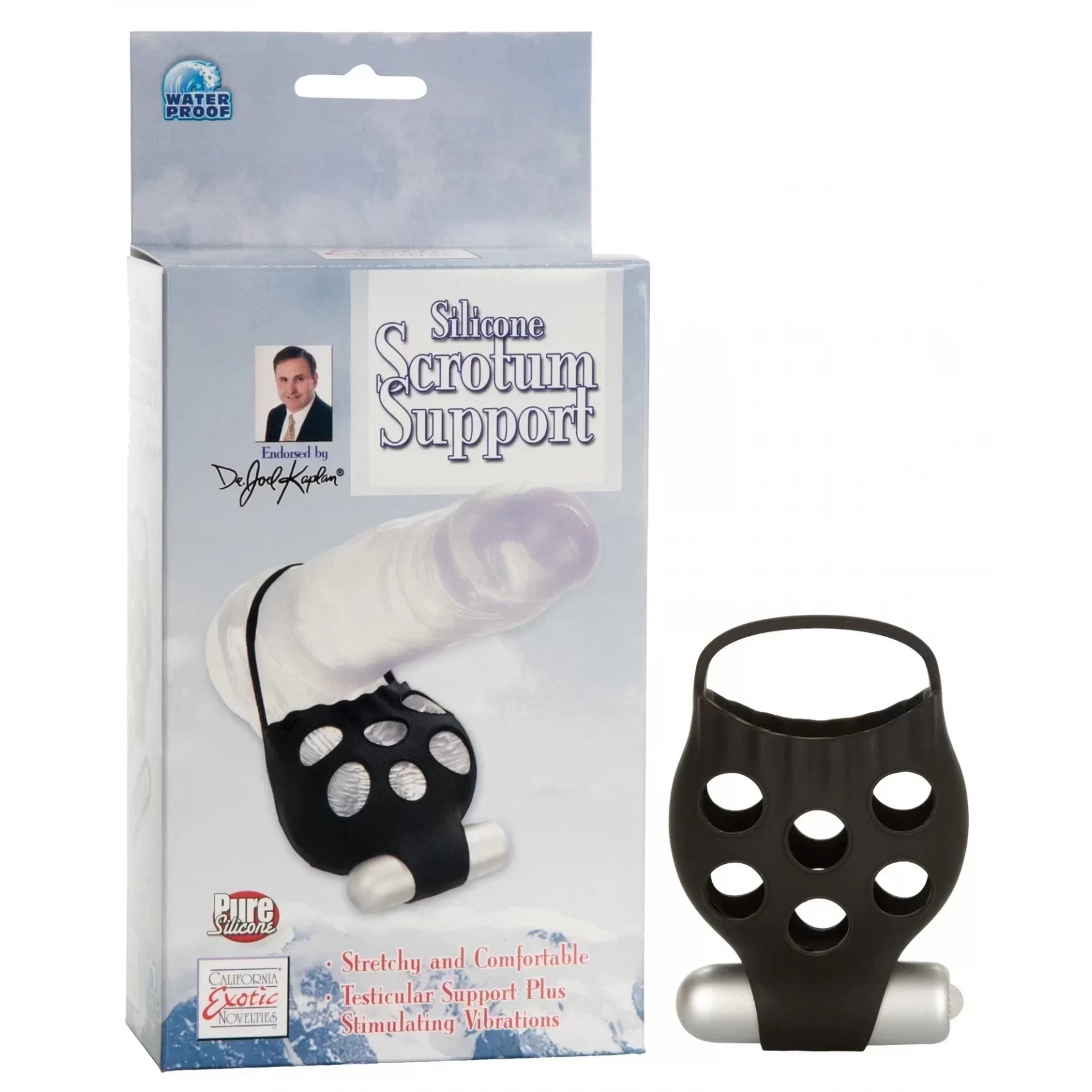 Dr. Joel Kaplan Silicone Scrotum Support Cock Ring Stretchy Cock Rings