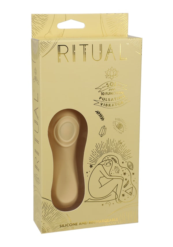 Doc Johnson RITUAL Sol Silicone Pulsating Vibrator Clit Ticklers and Pulsators