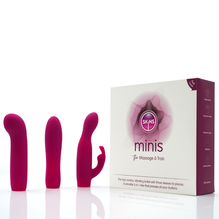 Creative Conceptions Skins Minis Massage A Trois Sex Toy Set Sex Kits