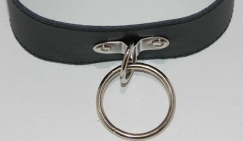 SirN Adjustable Bondage Collar Light PVC - Collars and Leads