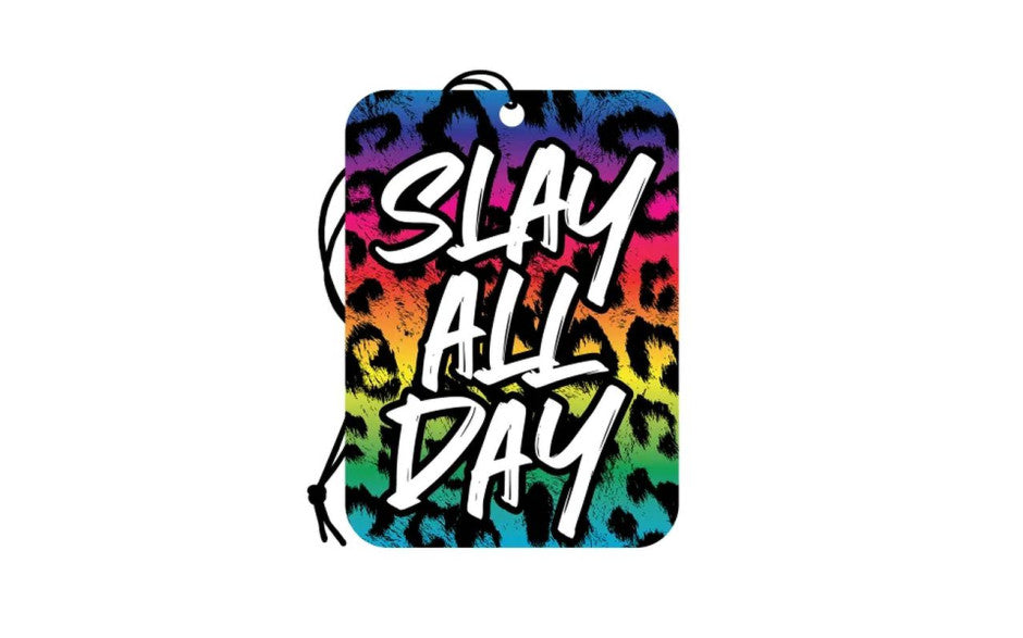 Wood Rocket Slay All Day Novelty Air Freshener - Party Gifts and Novelties