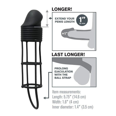 Fantasy X-Tensions Silicone Performance Penis Extension - Pumps, Extenders and Sleeves