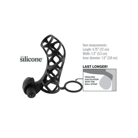 Fantasy X-Tensions Extreme Silicone Power Cock Cage - Pumps, Extenders and Sleeves