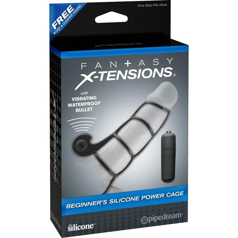 Fantasy X-Tensions Beginners Silicone Power Cock Cage - Pumps, Extenders and Sleeves