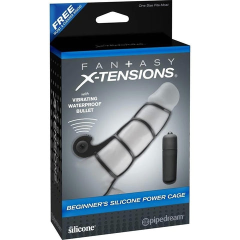 Fantasy X-Tensions Beginners Silicone Power Cock Cage - Pumps, Extenders and Sleeves