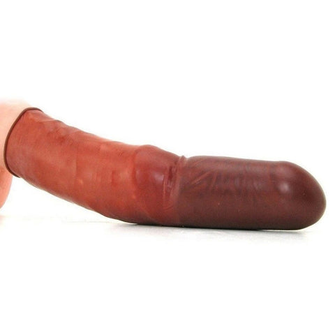 World's Best Vibrating Penis Enhancer Brown - Pumps, Extenders and Sleeves