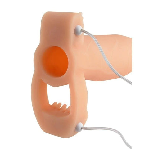 Fantasy X-Tensions Real Feel Twin Teazer Penis Extension - Pumps, Extenders and Sleeves