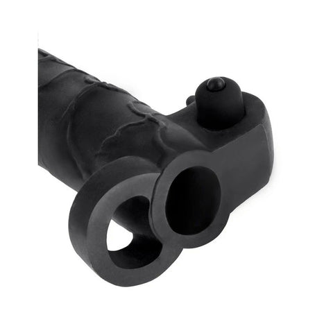 Fantasy X-Tensions Vibrating Real Feel 2 Inch Cock Extension - Pumps, Extenders and Sleeves