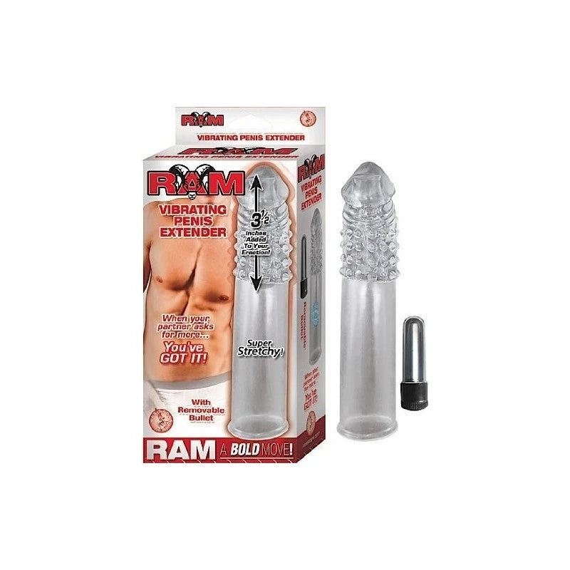 Nasstoys Ram - Intense Vibrating Penis Extender for Enhanced Sensation Pumps, Extenders and Sleeves