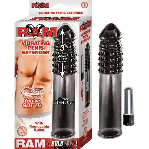 Nasstoys Ram - Intense Vibrating Penis Extender for Enhanced Sensation - Pumps, Extenders and Sleeves
