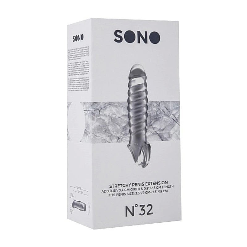 SONO No. 32 Stretchy Penis Extension Translucent Pumps, Extenders and Sleeves