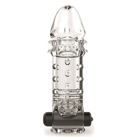 Adam's Pleasure-Enhancing Vibrating Penis Extender - Pumps, Extenders and Sleeves