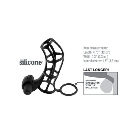 Fantasy X-Tensions Deluxe Silicone Power Cock Cage - Pumps, Extenders and Sleeves
