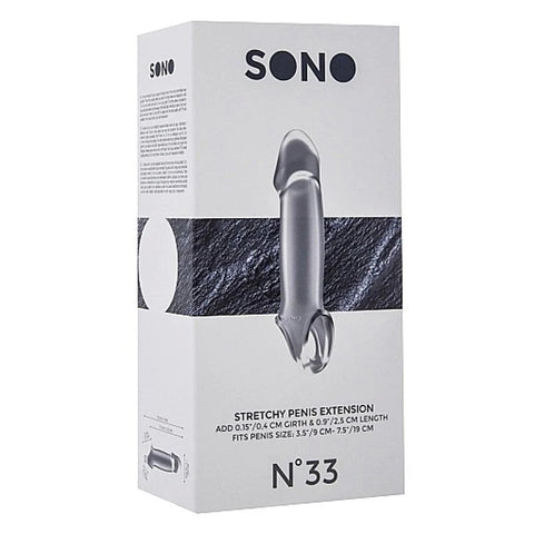 Sono No.33 Stretchy Penis Extension Translucent - Pumps, Extenders and Sleeves