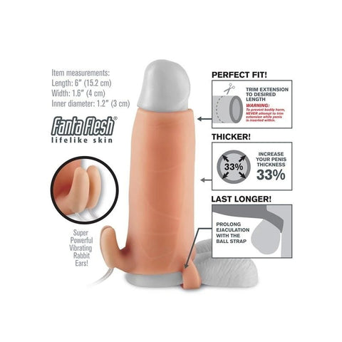 Fantasy X-Tensions Duo Clit Climax Penis Sleeves - Pumps, Extenders and Sleeves