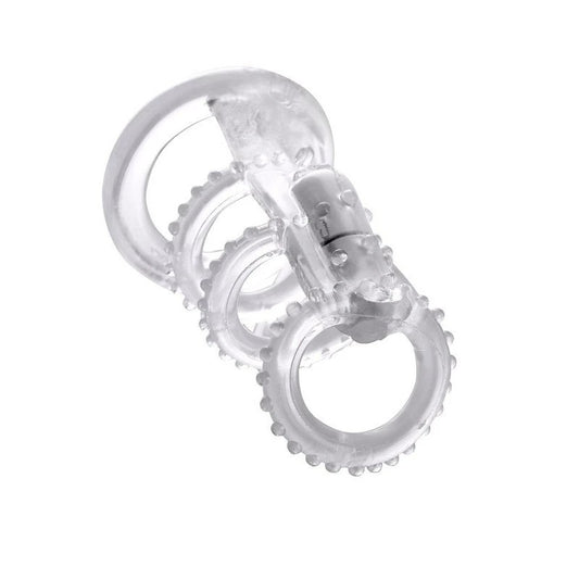 Fantasy X-Tensions Vibrating Mens Cock Cage - Pumps, Extenders and Sleeves