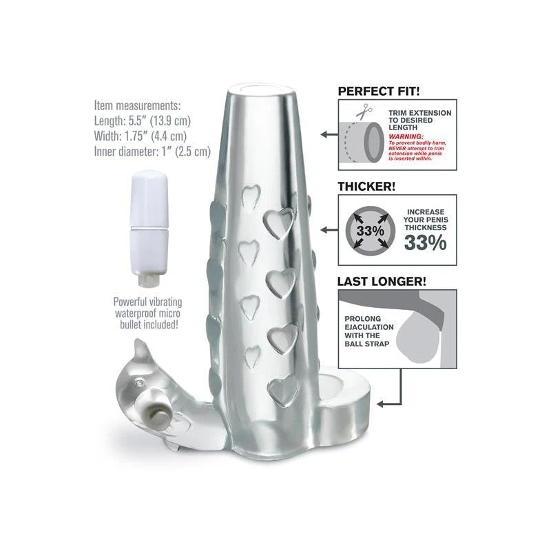 Fantasy X-Tensions Deluxe Vibrating Penis Enhancer Pumps, Extenders and Sleeves