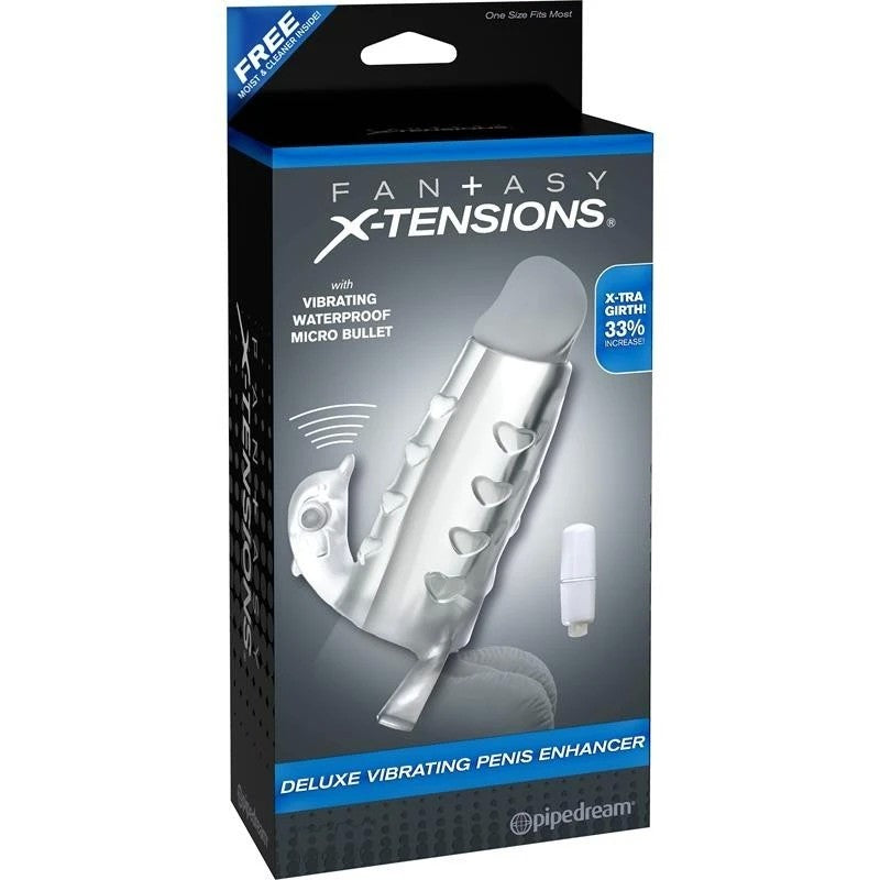 Fantasy X-Tensions Deluxe Vibrating Penis Enhancer Pumps, Extenders and Sleeves