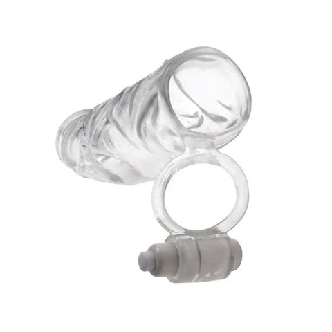 Fantasy X-Tensions Vibrating Super Penis Sleeve - Pumps, Extenders and Sleeves