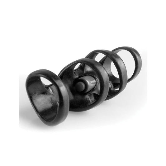 Fantasy X-Tensions Vibrating Power Mens Cock Cage - Pumps, Extenders and Sleeves